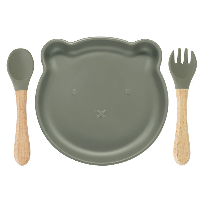 Baby Silicone Spork & Tableware Set