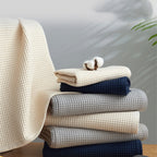 Pure Cotton Japanese Style Absorbent Household Honeycomb