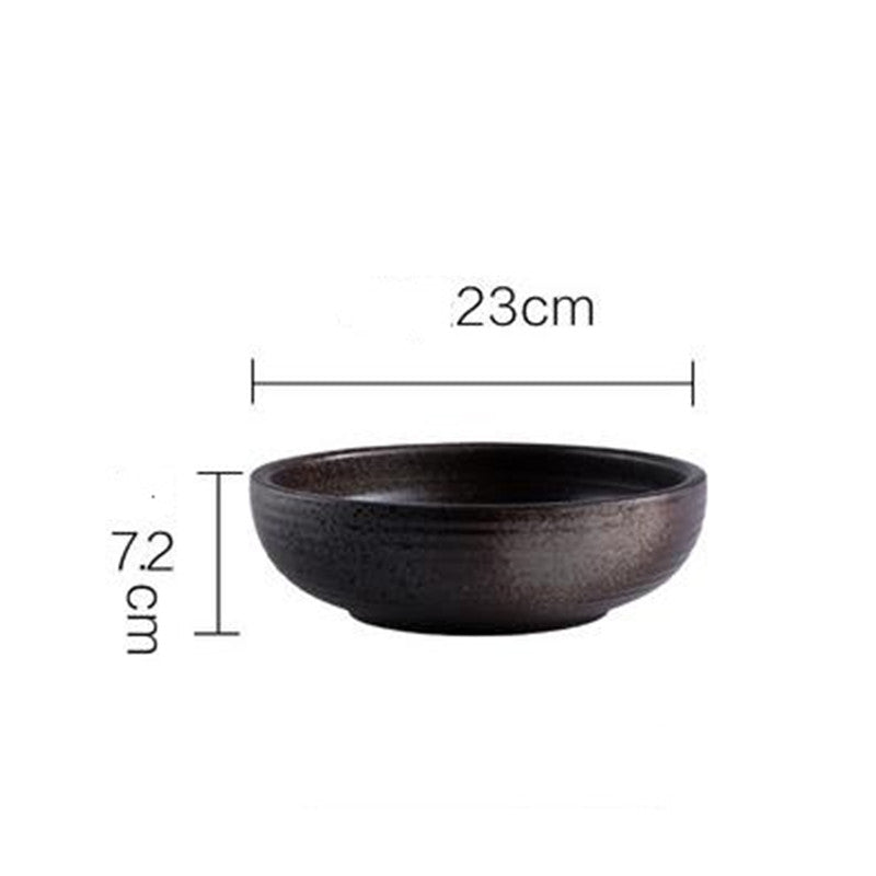 Retro Style Ceramic Soup Bowl