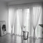 Transparent Glass Mesh Curtain