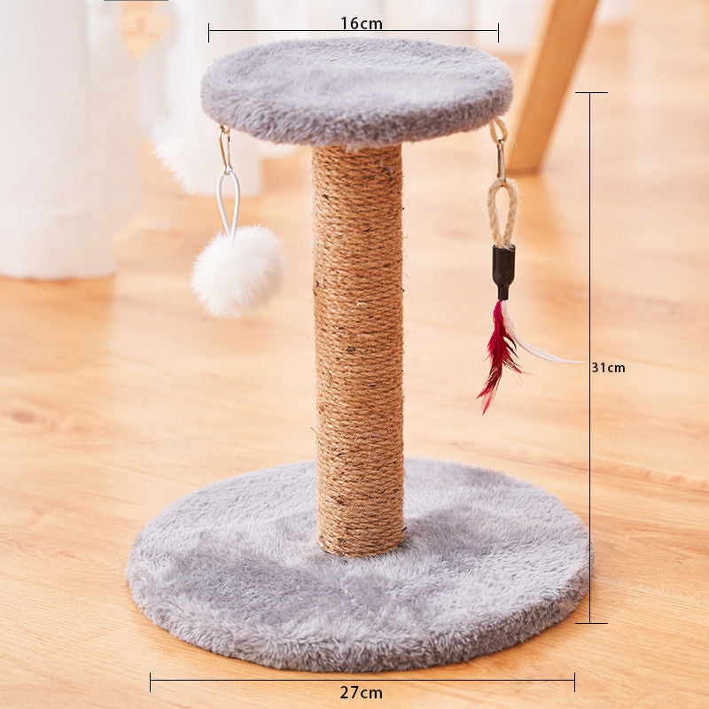 Cat Scratcher Sisal Vertical Durable Non Dandruff