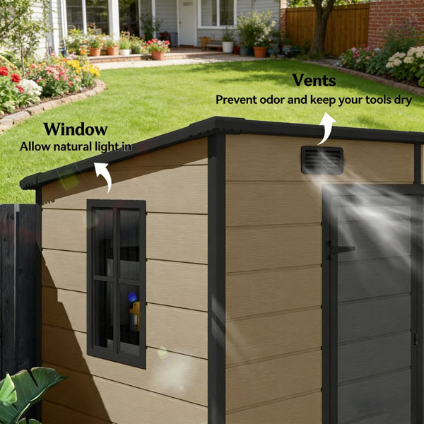 Outdoor Garden Storage Shed Tool House