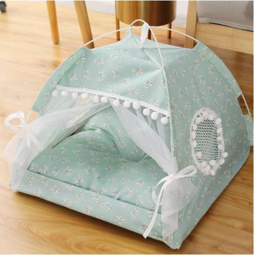 Semi Enclosed Pet Bed
