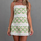 Personality Fringed Spaghetti Strap Tube Top Slim