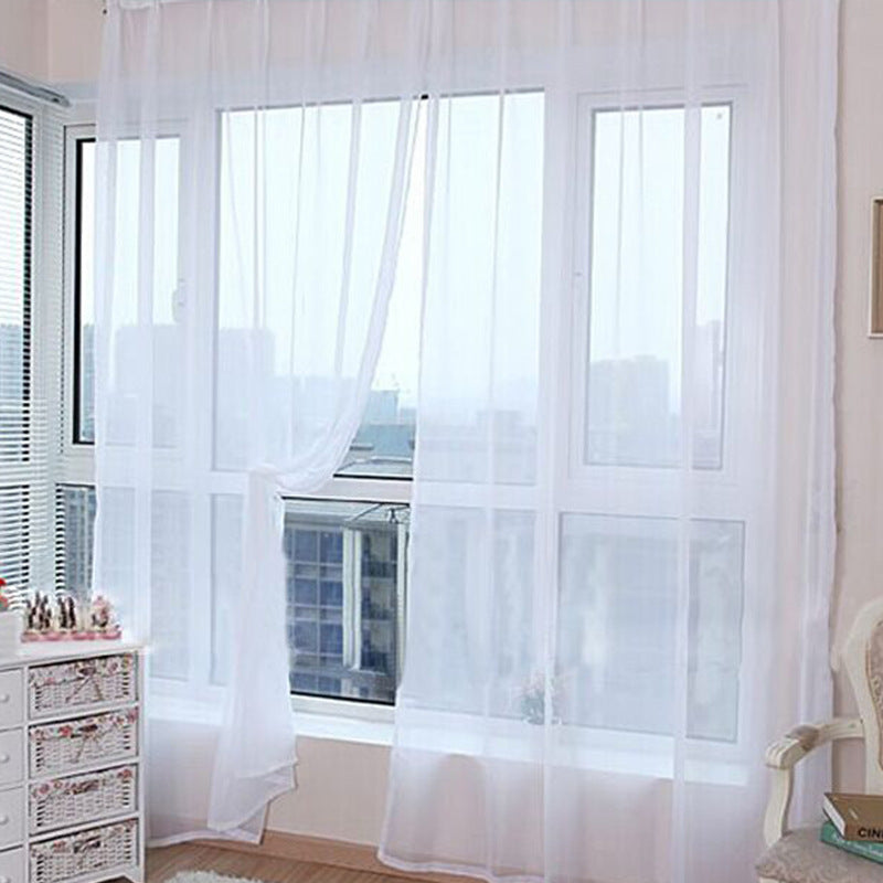 Transparent Glass Mesh Curtain