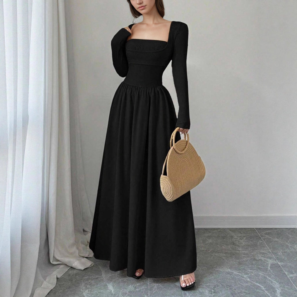 Womens Early Autumn Mock Two Piece Square