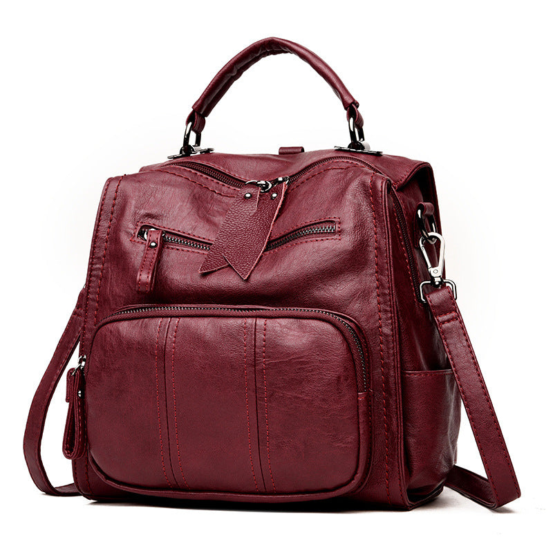 Backpack Multi Purpose Backpack Soft Face Pu
