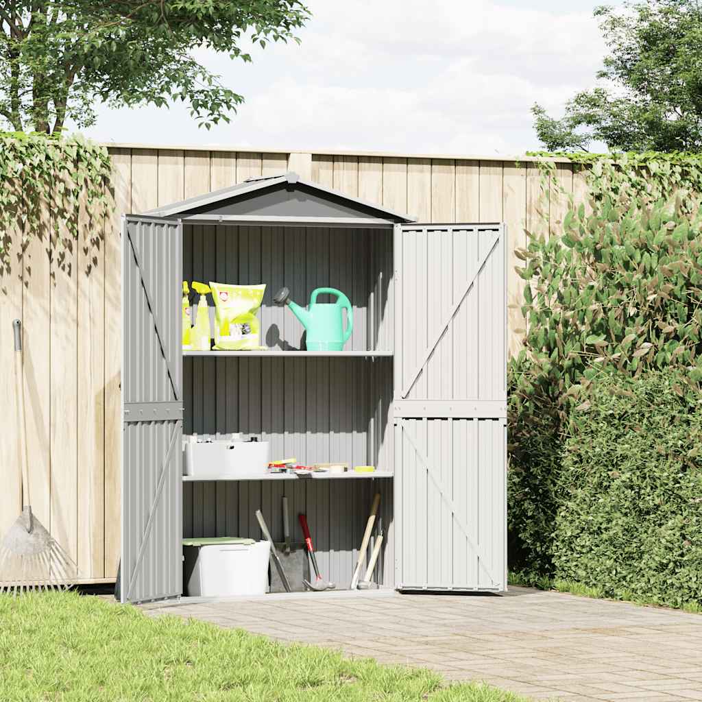 Galvanised Steel Garden Shed 116cm