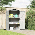 Galvanised Steel Garden Shed 116cm