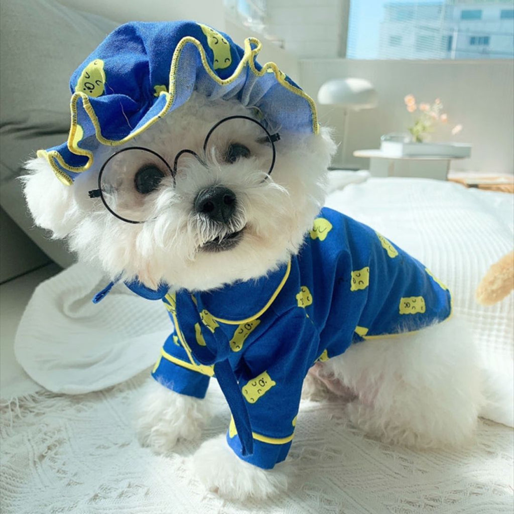 Korean Spring Cute Candy Bear Hat Pajama