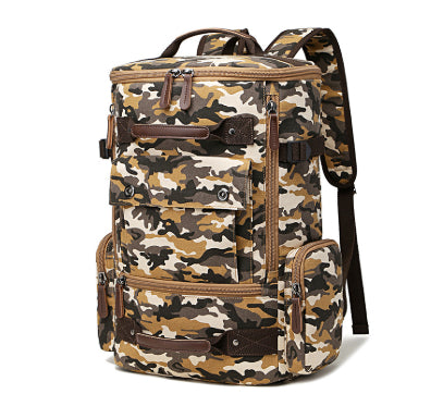 Men's Vintage Canvas Travel Backpack