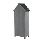 Wooden Outdoor Storage Cabinet & Tool Shed