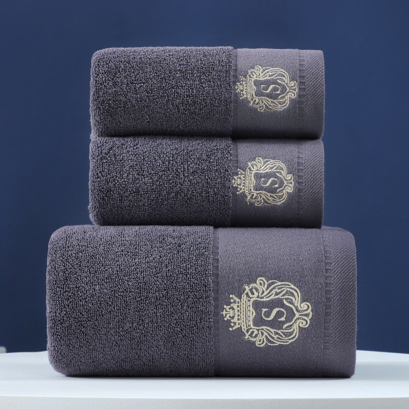 Pure Cotton Towels Three Piece With Hand