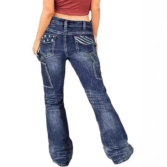 Women's Summer Casual Slim Fit Bootcut Jeans
