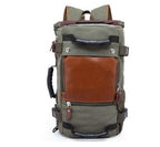 Retro Casual Korean Large Capacity Backpack Mens