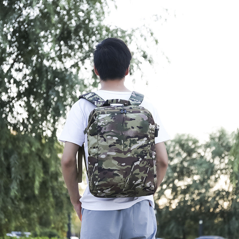 Mens Backpack Fashion Leather Backpack