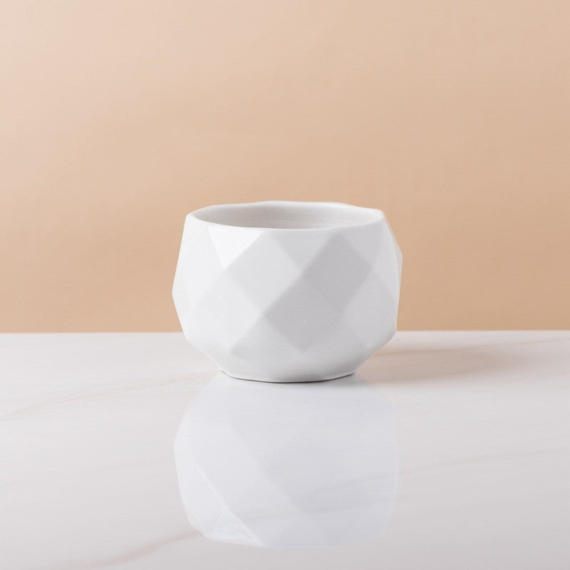 Scandinavian Marbled Succulent Planters Ceramic