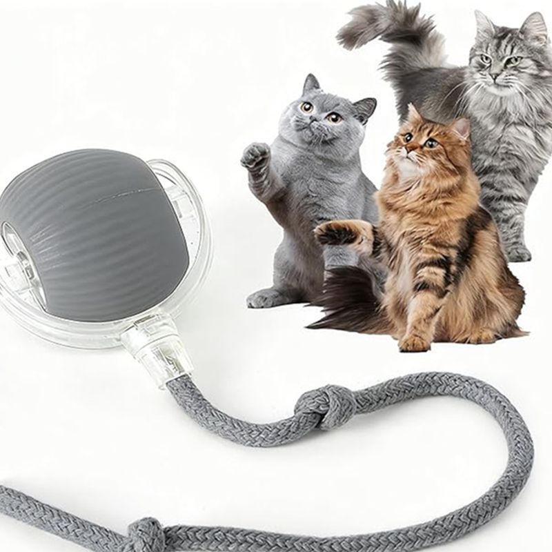 Cat Interactive Ball Toys Automatic Rolling Ball