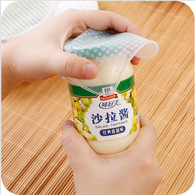 Reusable Silicone Stretch Food Cover Set