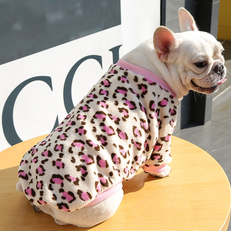 Pet Clothespuppy Autumn And Winter Warm Pajamas