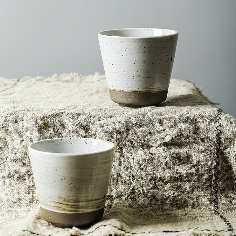 Handmade Retro Stoneware Personality Tea Cup