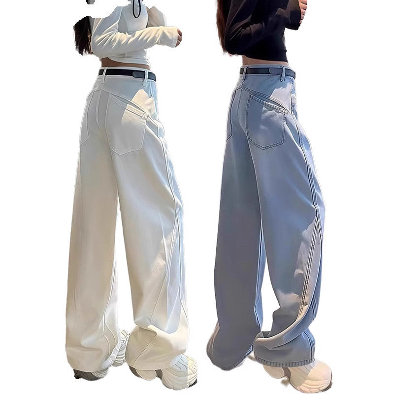 Women's White Straight Leg Jeans