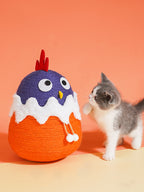 The Tumbler Pet Cat Catches Ball And