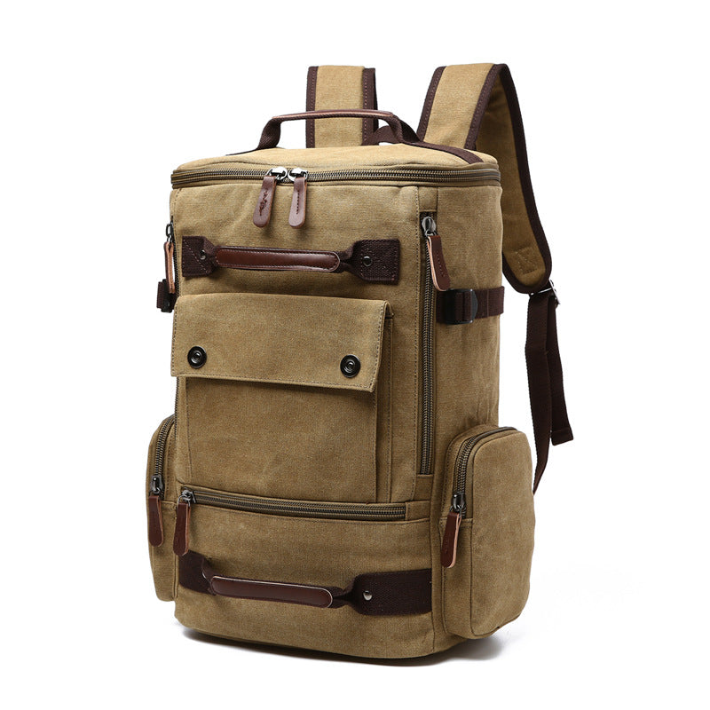 Men's Vintage Canvas Travel Backpack