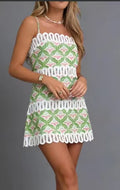 Personality Fringed Spaghetti Strap Tube Top Slim