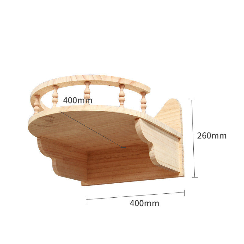 Pet Cat Climbing Frame Wall Type Solid