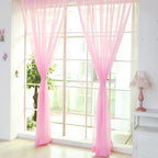 Transparent Glass Mesh Curtain
