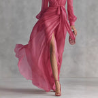 Casual Court Style V Neck Lace Up