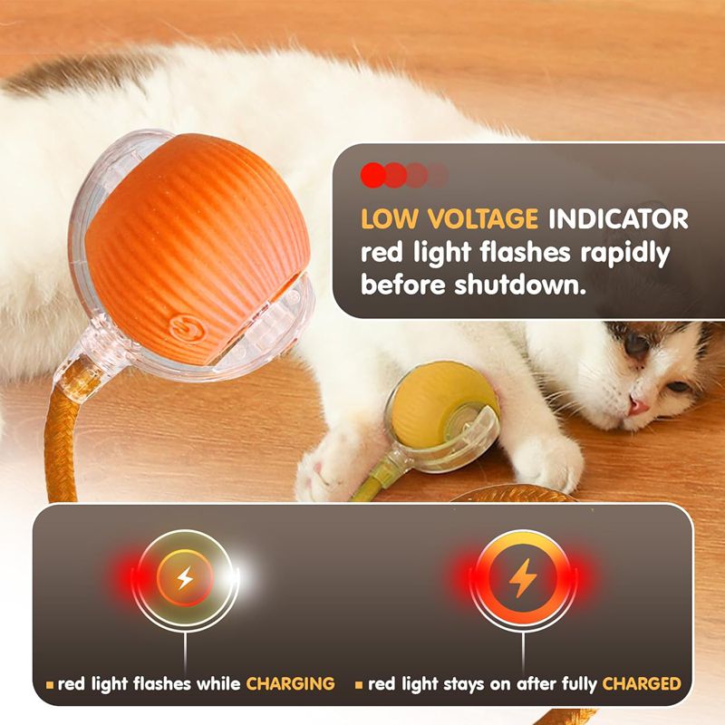 Cat Interactive Ball Toys Automatic Rolling Ball