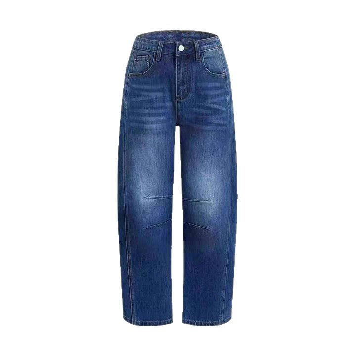 Women's Stitched Detail Patch Pocket Tapered Jeans