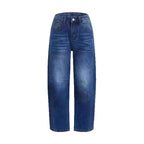 Women's Stitched Detail Patch Pocket Tapered Jeans