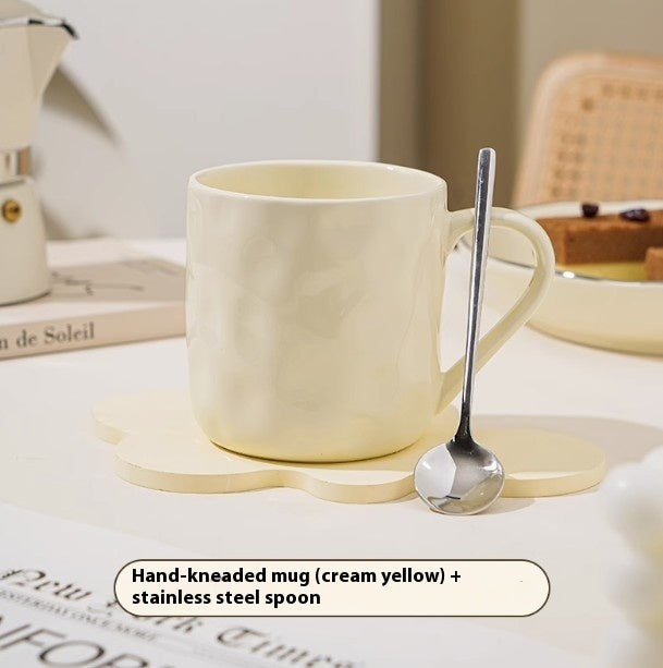 Oat Ceramic Couple Water Cup Set
