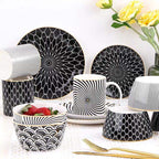 Nordic Geometric Series Ceramic Plate