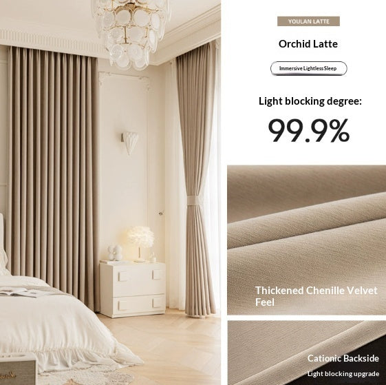 Master Blinds Curtains Chenille French Style Luxe