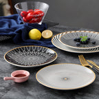 Nordic Geometric Series Ceramic Plate