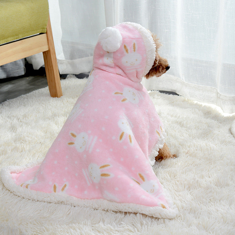 Pet Pajamas Dog Sleeping Bag Plus Velvet