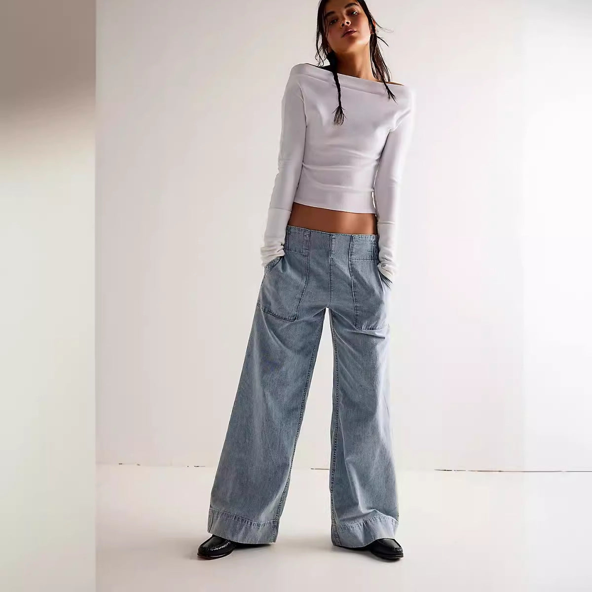 Women's Fashionable Low Rise Denim Jeans