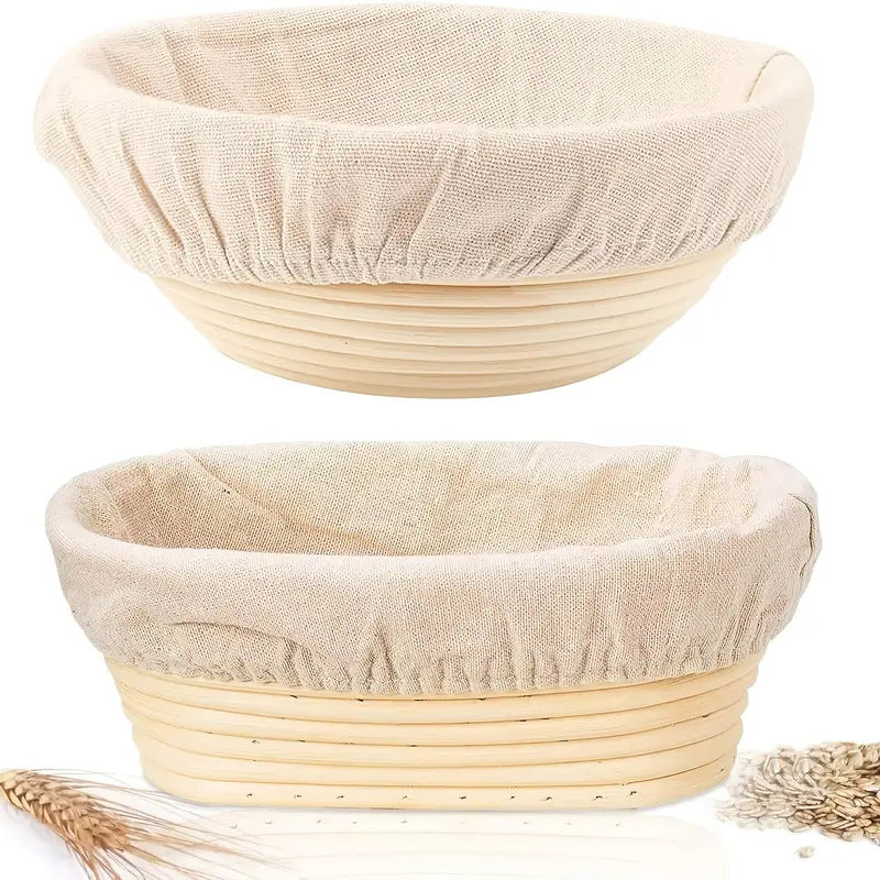 Wicker Bread Fermentation Basket for Baking