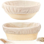 Wicker Bread Fermentation Basket for Baking