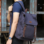 Men's Casual Canvas Backpack