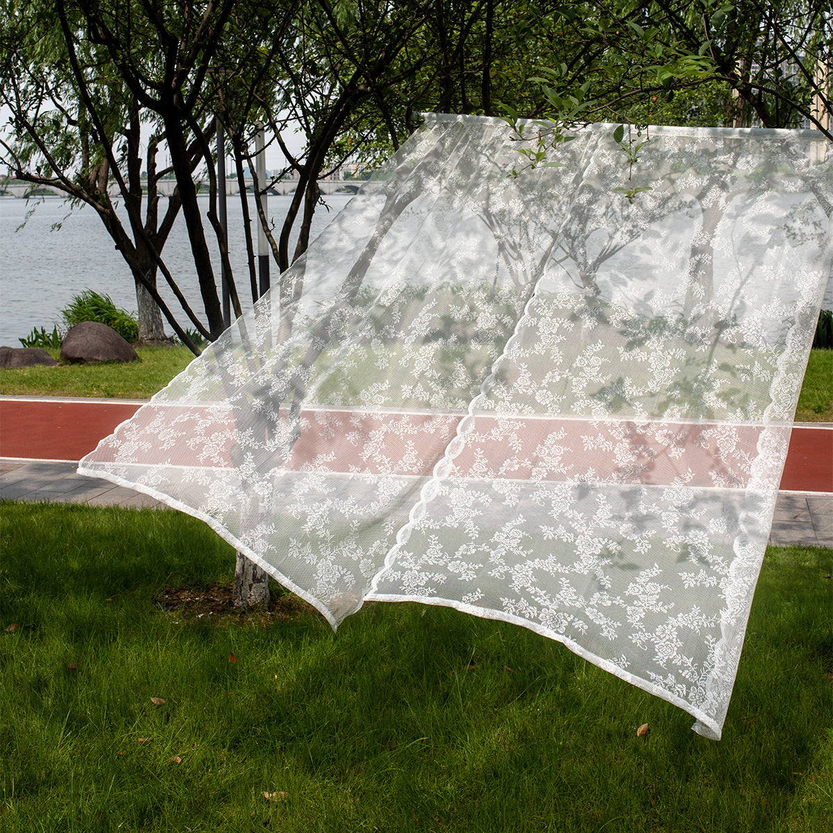 Vintage Lace Half Shade Curtain Lace De