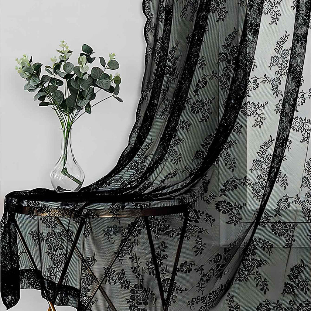 Vintage Lace Half Shade Curtain Lace De