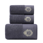 Pure Cotton Towels Three Piece With Hand