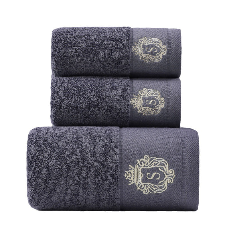 Pure Cotton Towels Three Piece With Hand
