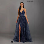 Womens Sleeveless Strapless Maxi Dress With A
