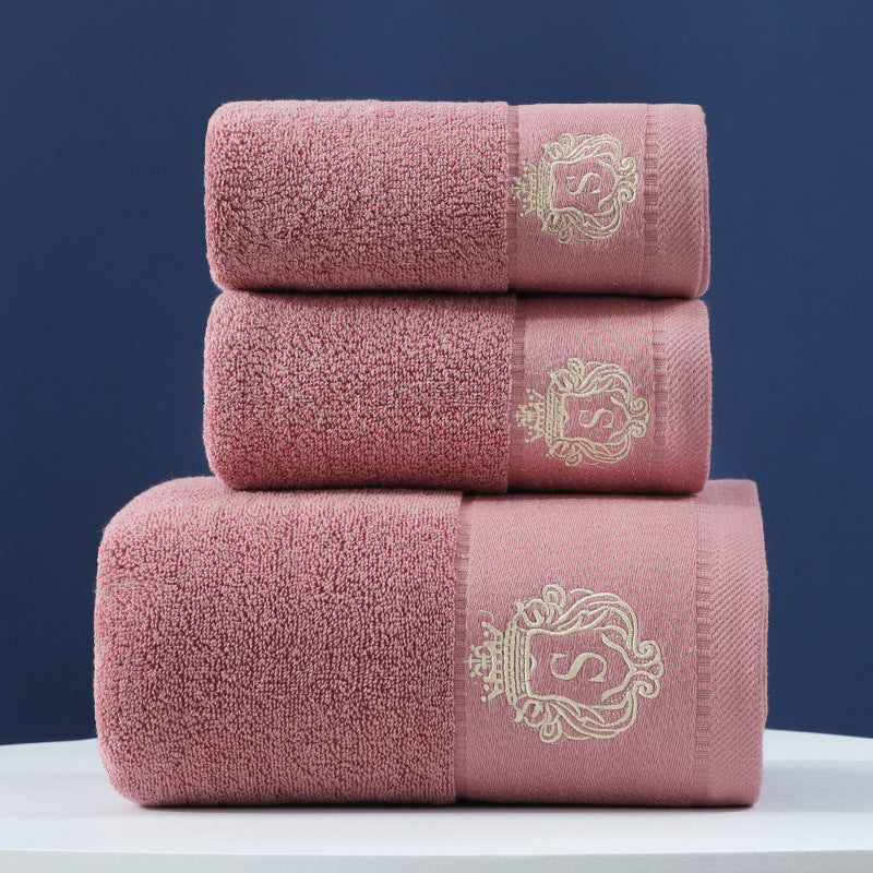 Pure Cotton Towels Three Piece With Hand